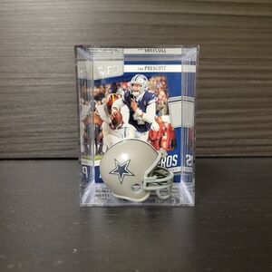 Dak Prescott Dallas Cowboys Mini Helmet Football Sports Box
